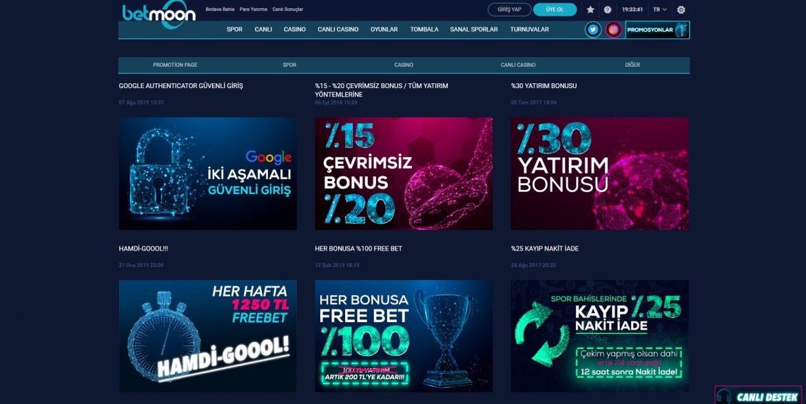 Betmoon Güncel Giriş Adresi İle Mobilde Bahis Yapın